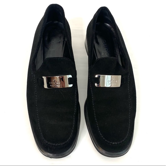 NEW Sueded Gucci Heeled Loafer | 8.5 - Picture 5 of 8